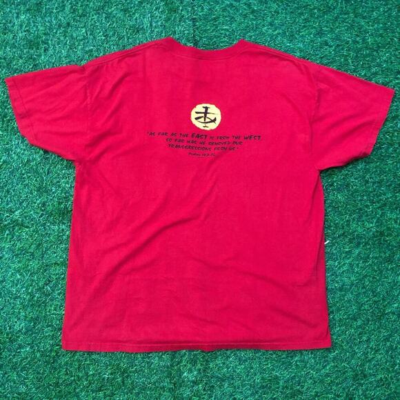 ‘He removed our transgressions from us’ Cross & Fish Graphic Tee - Picture 3 of 5